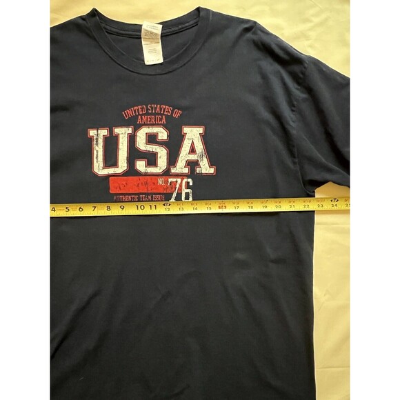USA Shirt Men’s XL Red White Blue Short Sleeve Crew Neck 4th Of July American - Picture 3 of 6